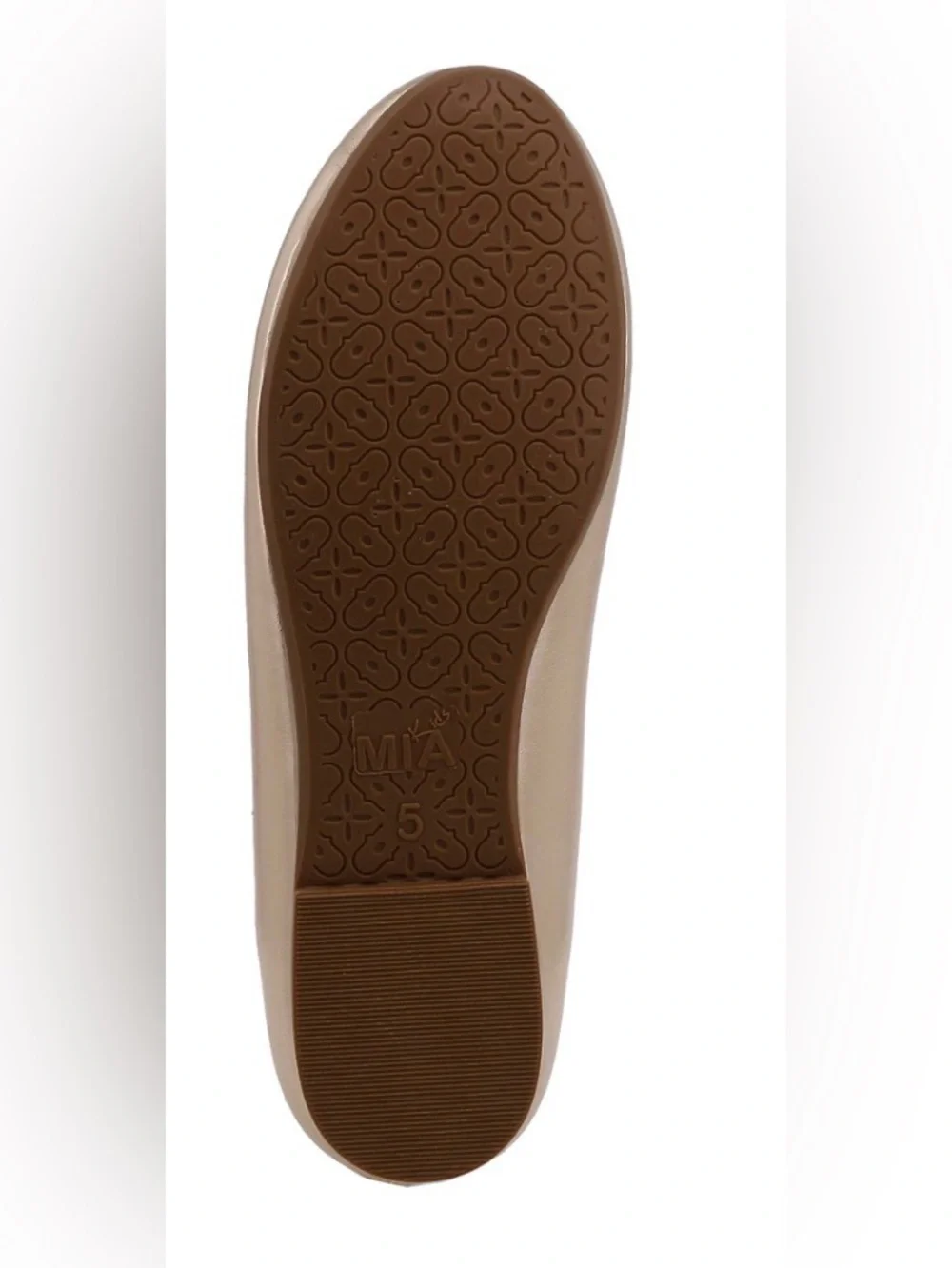 Youth Girls Metallic Bow Flats